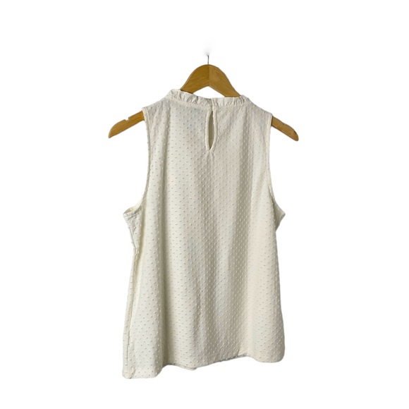 J. Crew Cream Knit Babydoll Sleeveless Top Size Small - Picture 3 of 6
